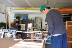 Building the custom pantry