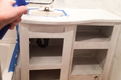 Bathroom cabinet transformation