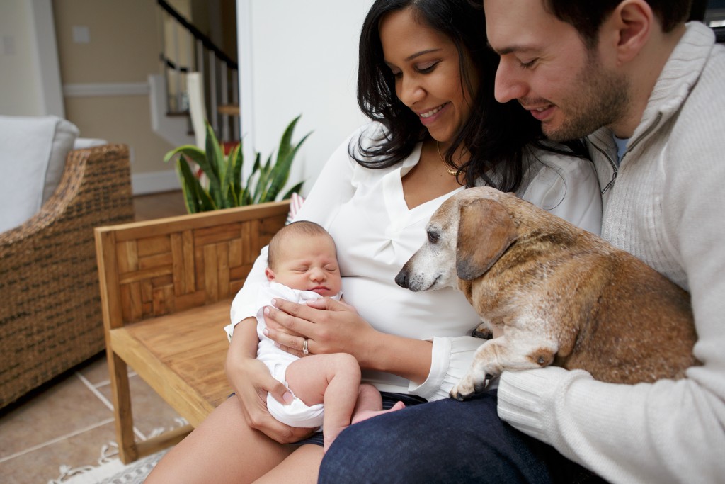 Family newborn pictures